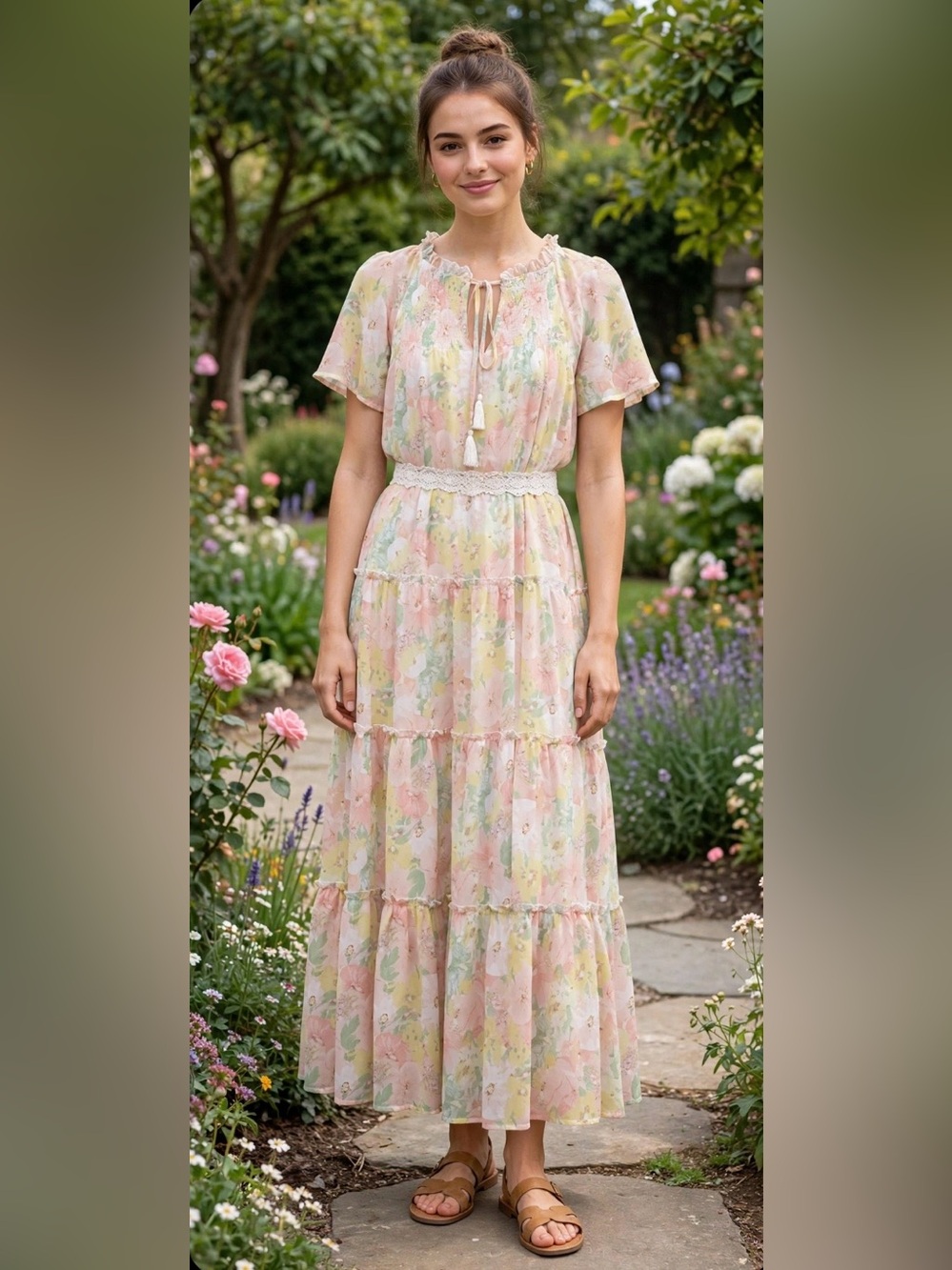 SPRING BLOOMS MAXI DRESS